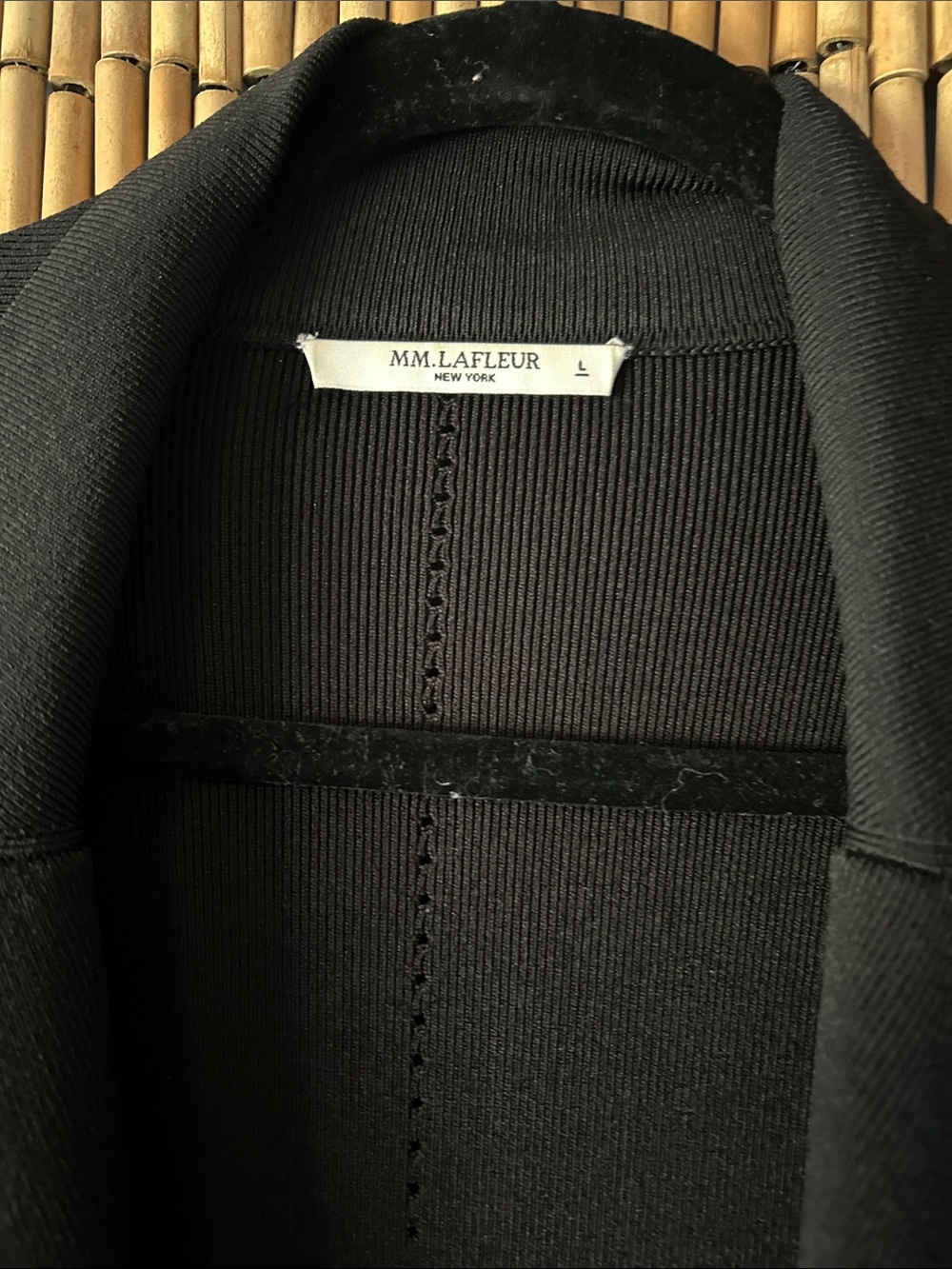 MM Lafleur Black Open-Front Cardigan with Sleeves - Picture 3 of 5
